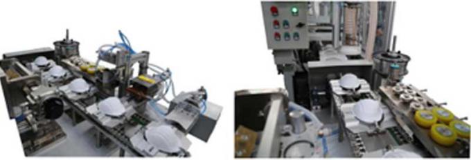 Σφαιρική ομο μηχανή μασκών φλυτζανιών μηχανών συγκόλλησης σημείων μασκών προσώπου ασφαλιστικών ffp2 φλυτζανιών που κατασκευάζει τη μηχανή n95